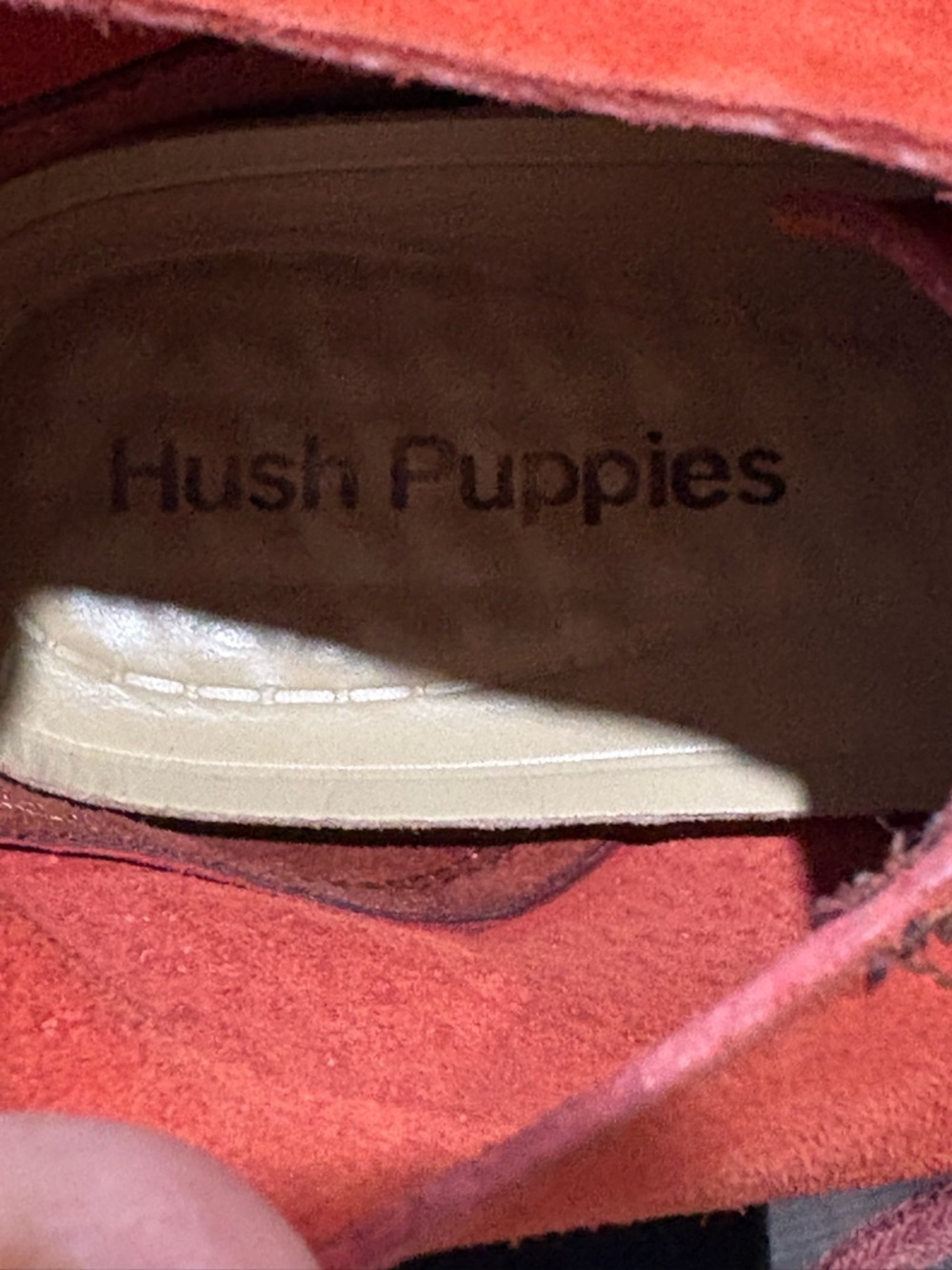 Hush Puppies Suede Lace-Up Boots in Rust Orange - Picture 5 of 6